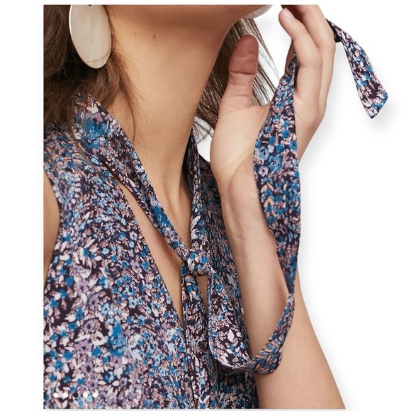 Anthropologie Maeve Ansonia Ruffled Wide Leg Jumpsuit  Size 4 - Picture 12 of 12